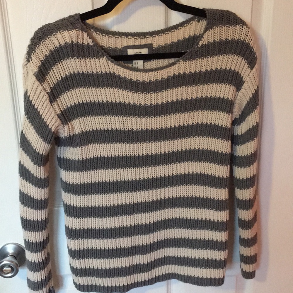 Oversized Striped Sweater